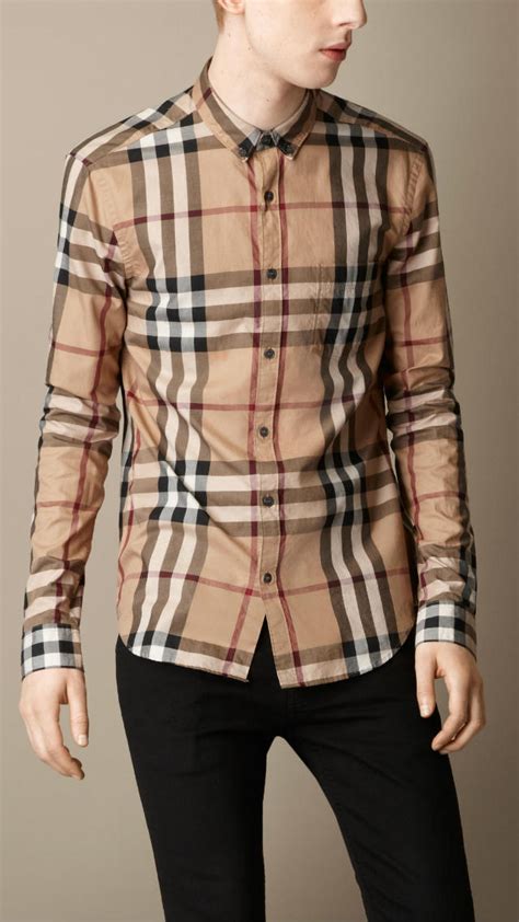 fake burberry long sleeve shirts|burberry long sleeve button up.